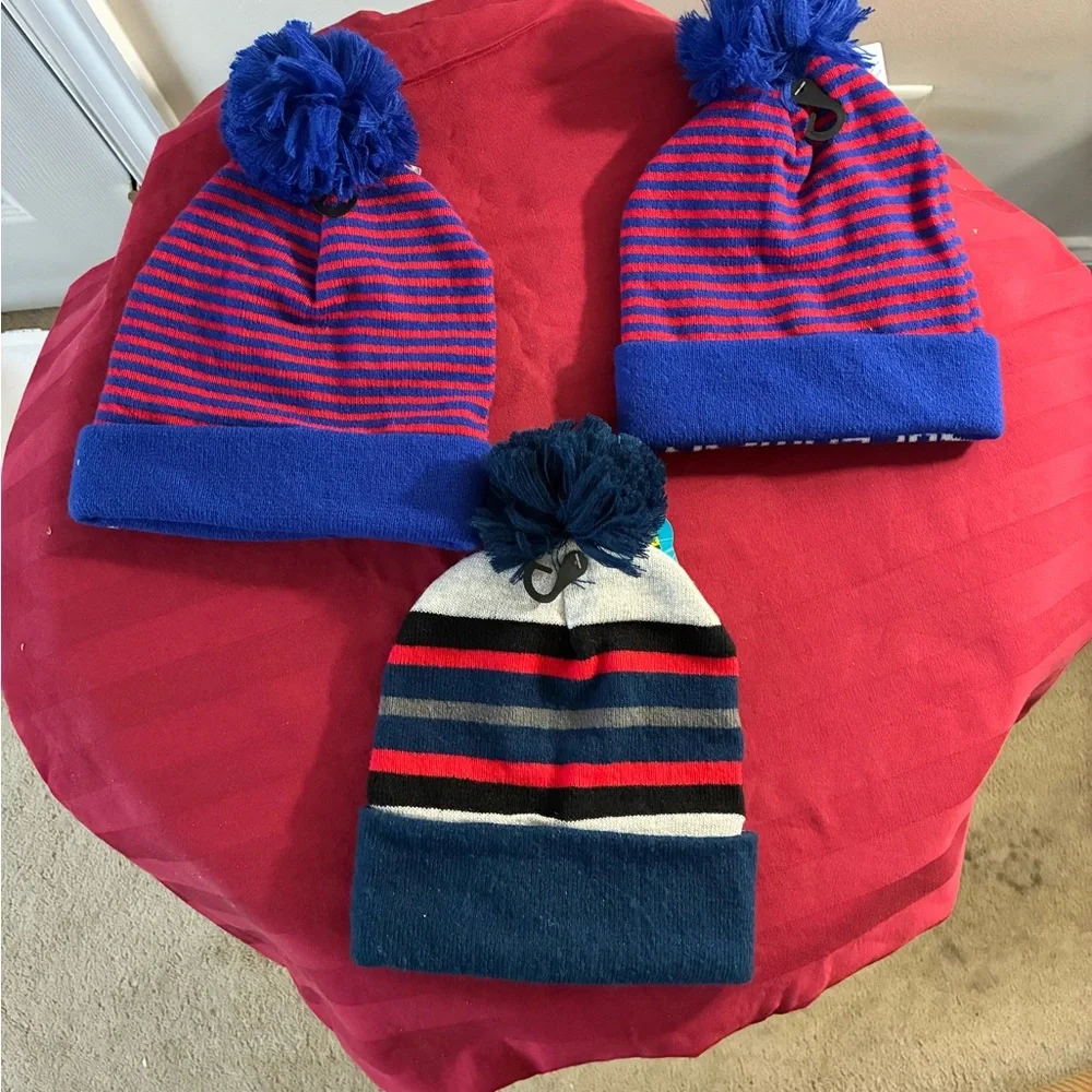 NWT Bundle: Marvel Spider-Man & DC Superman Pom Beanies - 3 Pack - Picture 3 of 7